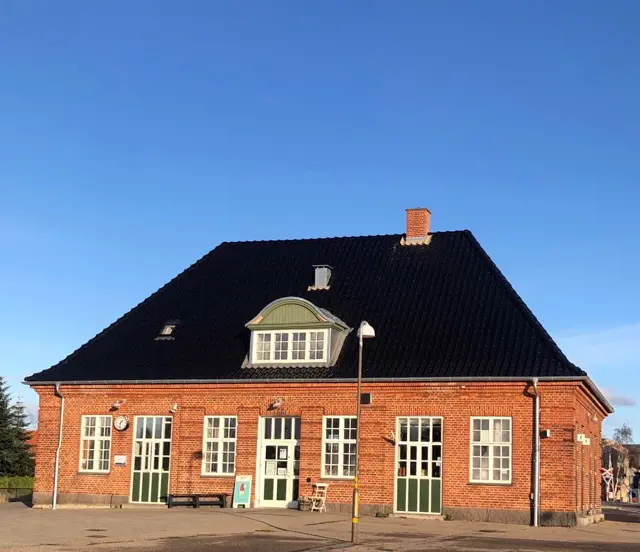 Salgssted på Gilleleje Station