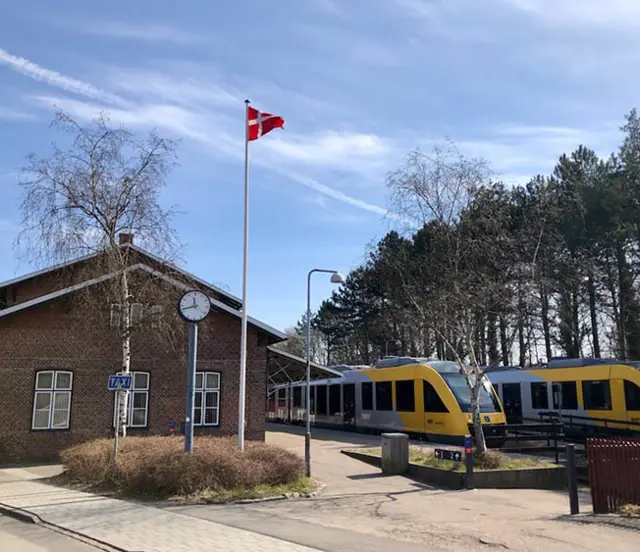 Salgssted på Fredensborg Station