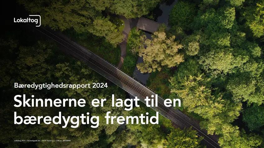Lokaltog offentliggør sin første bæredygtighedsrapport