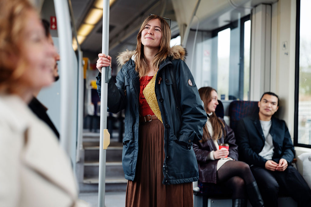 Rejs med Lokaltog på engelsk og tysk
