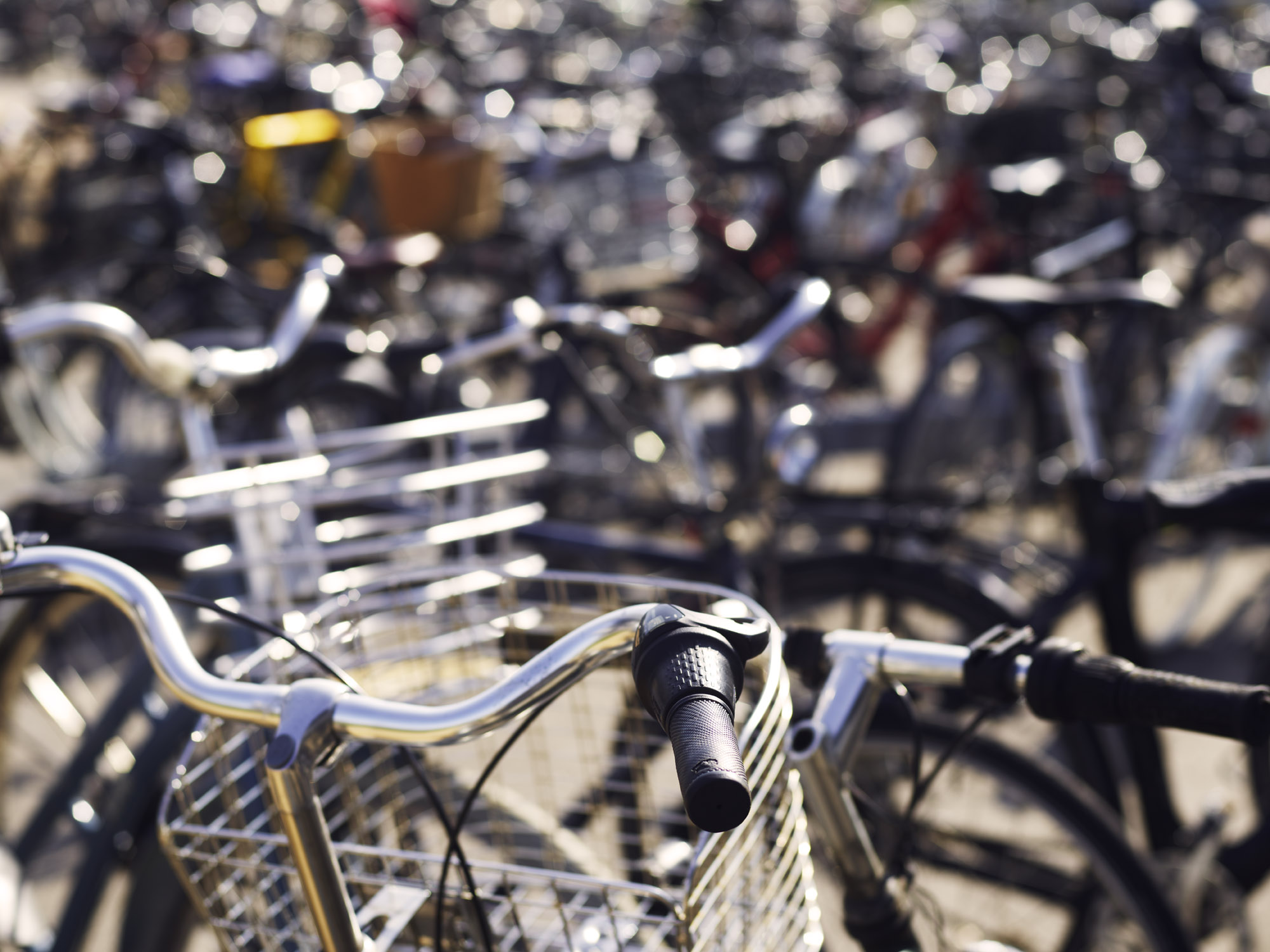 Aflåst cykelparkering på Fredensborg Station