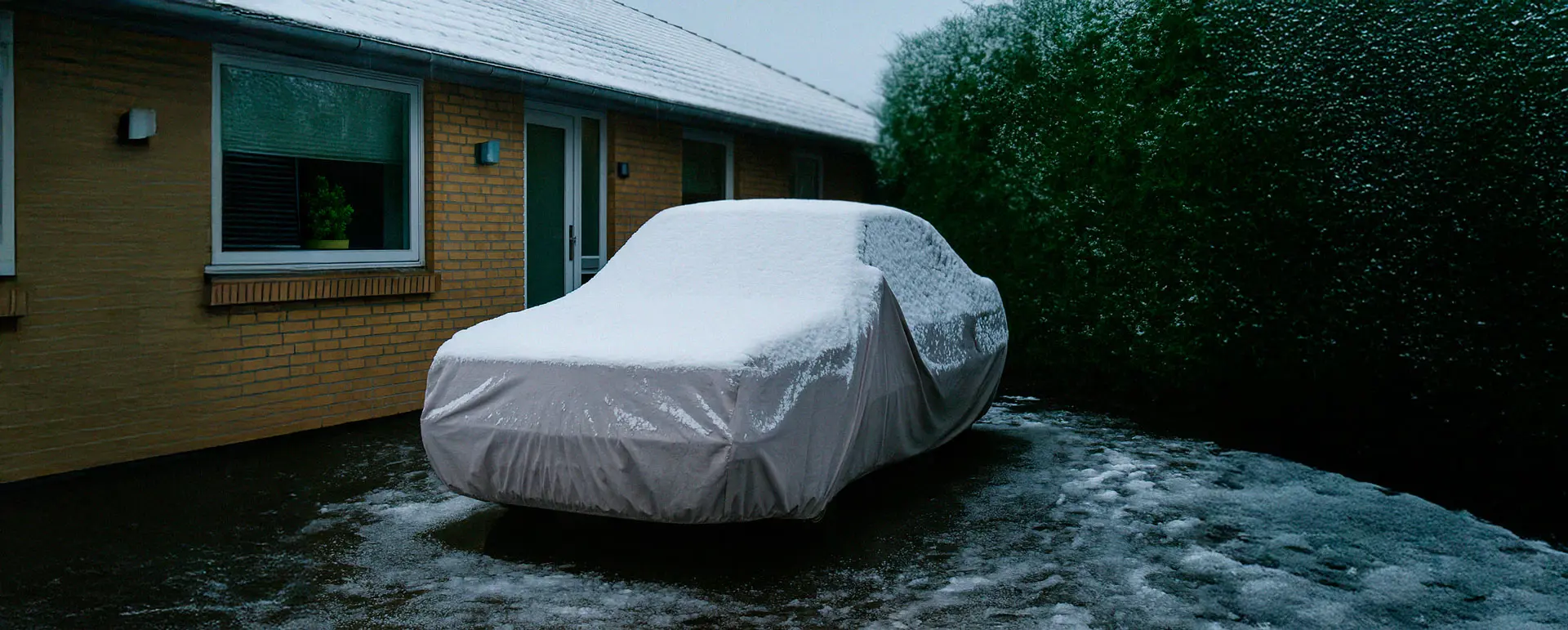 Nu parkerer vi bilen, mens Lokaltog kører videre